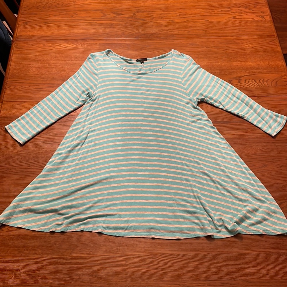 Long Sleeve T-Shirt Dress, Size Large